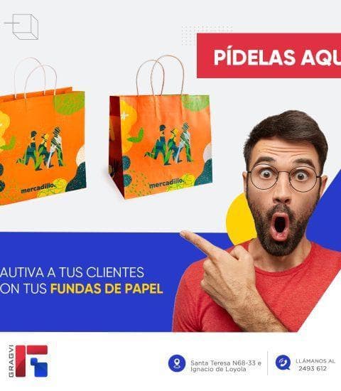 Impresión de fundas de papel en quito